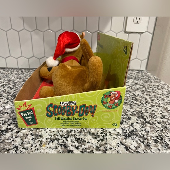 Vintage 2001 Cartoon Network Tail Wagging Singing Christmas Carols Scooby-Doo - Picture 8 of 8